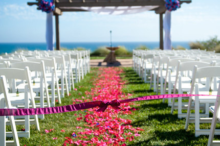 Terranea Resort Palos Verdes Ca wedding Cermony